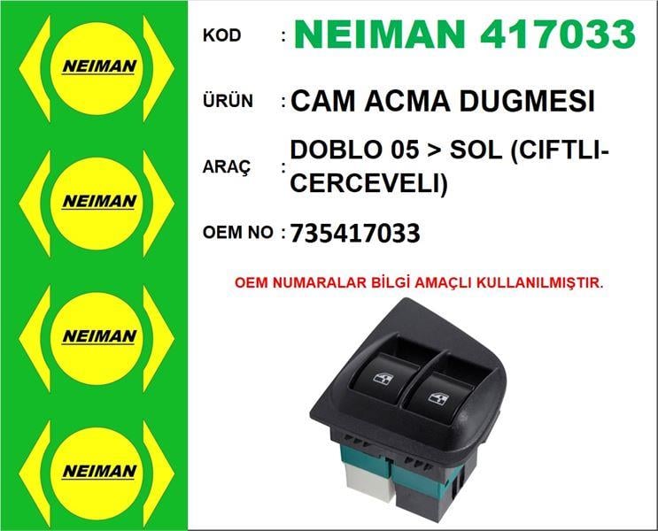 CAM ACMA DUGMESI DOBLO 05 > SOL (CIFTLI-CERCEVELI)