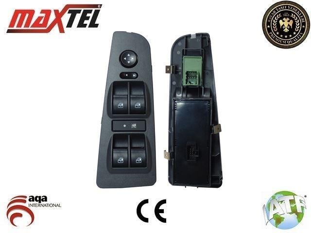 CAM AÇMA DÜĞMESİ ÖN SOL LINEA (323) (07-) 16 FİŞLİ AYNA AYARLI