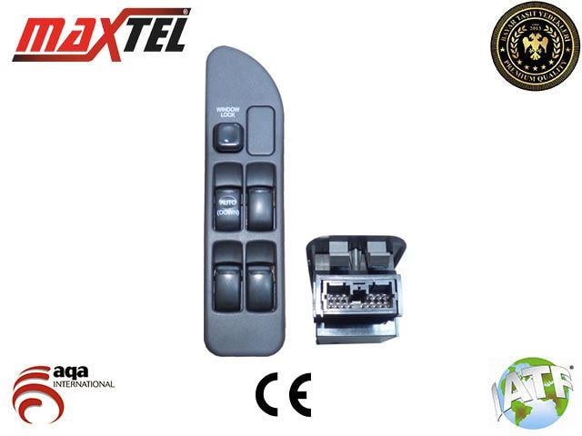CAM AÇMA DÜĞMESİ SOL LANCER (CB, CD) (92-) / PERSONA (88-) 4 LÜ 14 FİŞLİ