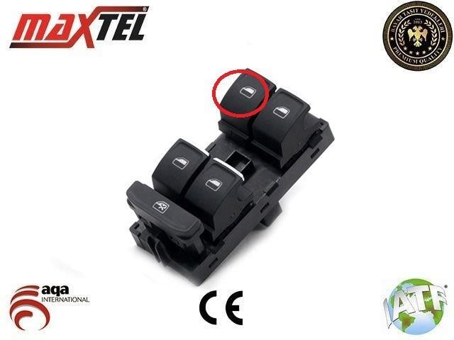 CAM KALDIRMA ANAHTARI  VW GOLF VII - PASSAT B8 - TIGUAN - LEON - ALTEA  SOL DÖRTLÜ KROM  5GG959857A