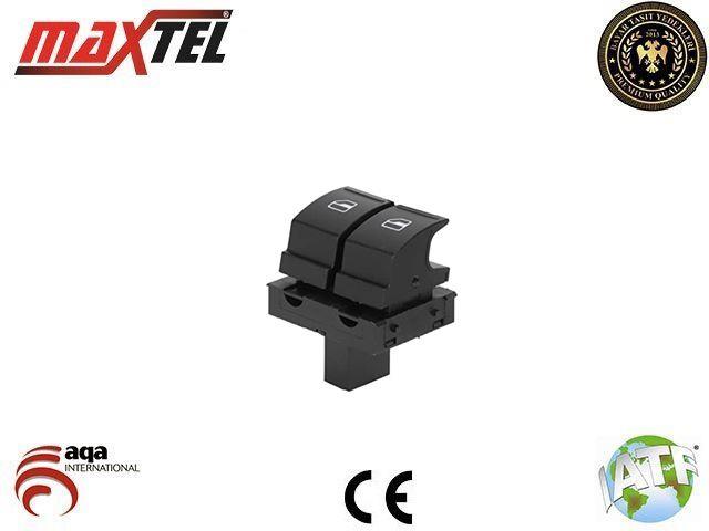 CAM KALDIRMA ANAHTARI SKODA FABIA II-OCTAVIA II SIYAH SOL 4 PIN