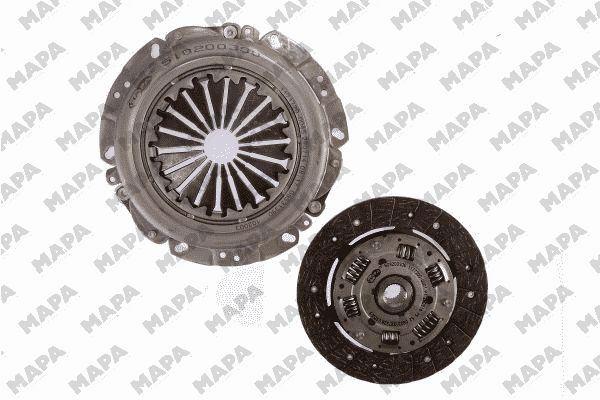 DEBRİYAJ SETİ RENAULT CLIO 1.4 16V KANGOO 1.4 16V LAGUNA 1.6 16V MEGANE 1.4 16V,SCENIC 1.4 16V TALIA 1.6 1.6 16V/ DACIA LOGAN 1.6 16V 200MM 20×21.9 26DİŞ