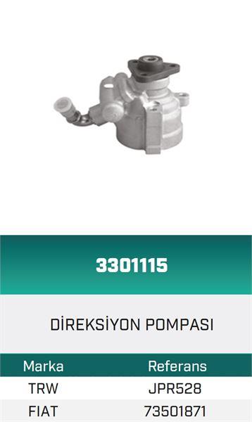 DİREKSİYON POMPASI HİDROLİK DOBLO 1.2-PALIO - SIENA1.28V 46541004 HATTAT/HEMA
