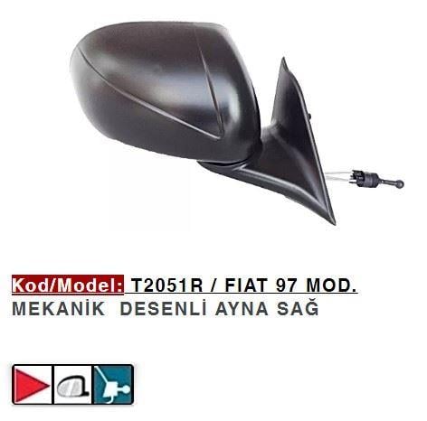 DIŞ DİKİZ AYNASI IÇTEN KUMANDALI SAĞ DKS SLX 97>03 YM