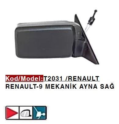 DIŞ DİKİZ AYNASI IÇTEN KUMANDALI SAĞ R9