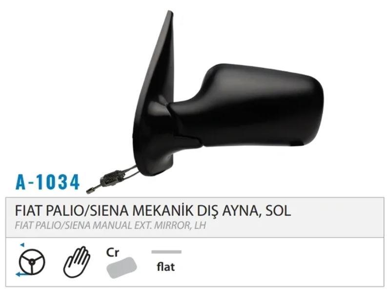 DIŞ DİKİZ AYNASI MEKANİK SOL PALİO 97-02 M001.1034