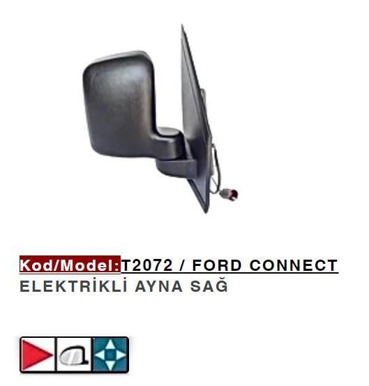 DIŞ DİKİZ AYNASI SAĞ ELEKTRİKLİ CONNECT