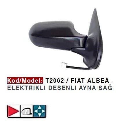 DIŞ DİKİZ AYNASI SOL ELEKTRİKLİ ALBEA PALIO