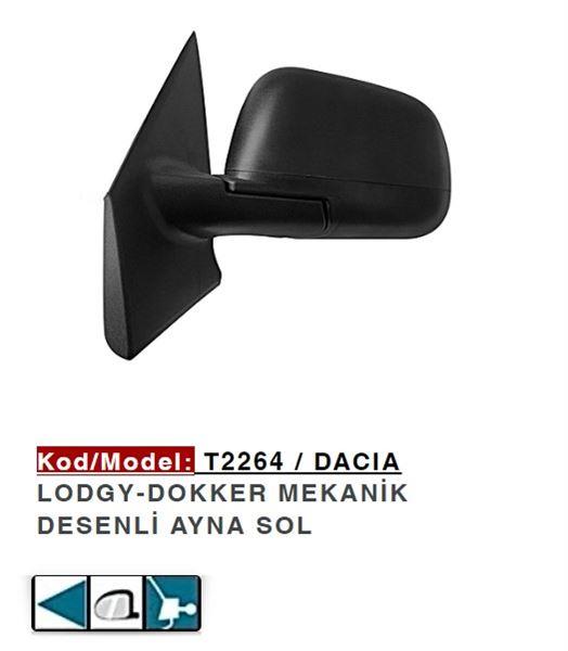 DIŞ DİKİZ AYNASI SOL LODGY DOKKER MEKANİK