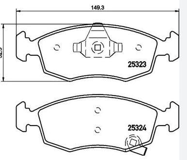 DISK BALATA FIAT PANDA 2012 --- ON GDB1921