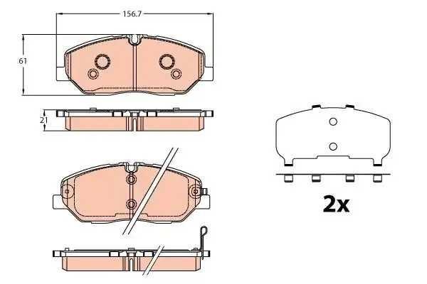 DİSK BALATA HYUNDAI H350 ÖN
