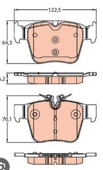 DISK BALATA MERCEDES W205 ARKA GDB2154