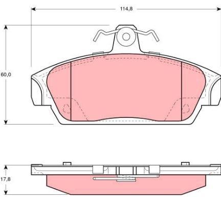 DISK BALATA ROVER MG MGF 1.8 93-2002 ON GDB859