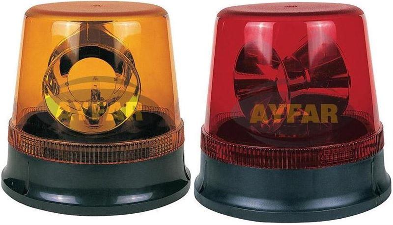 DÖNER TRAFİK İKAZ LAMBA H3 24V SARI-KIRMIZI-MAVİ GALAKSI