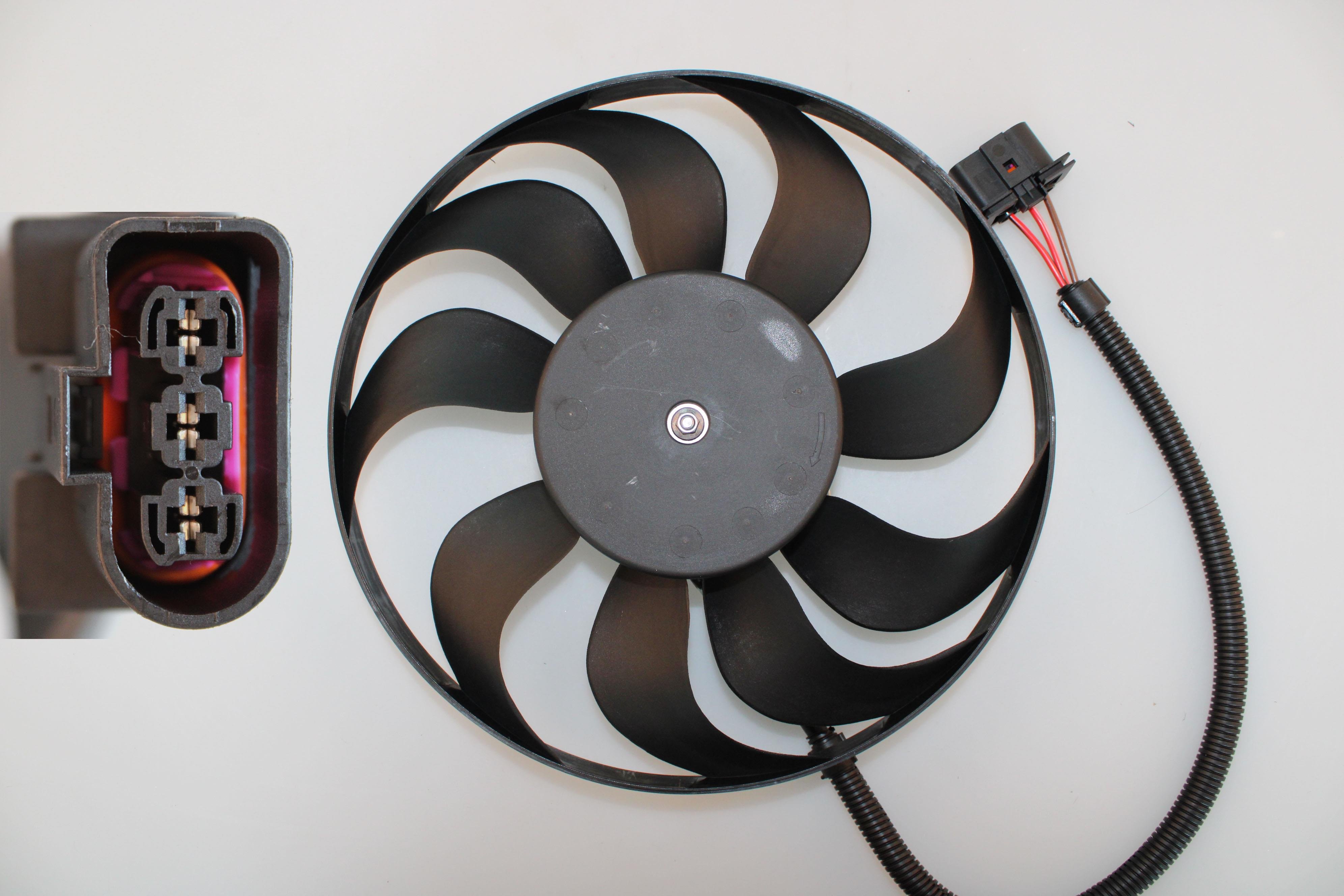 FAN MOTORU BORA 99>05 GOLF IV 98>00 290MM (REZİSTANSLI ve KABLOLU)