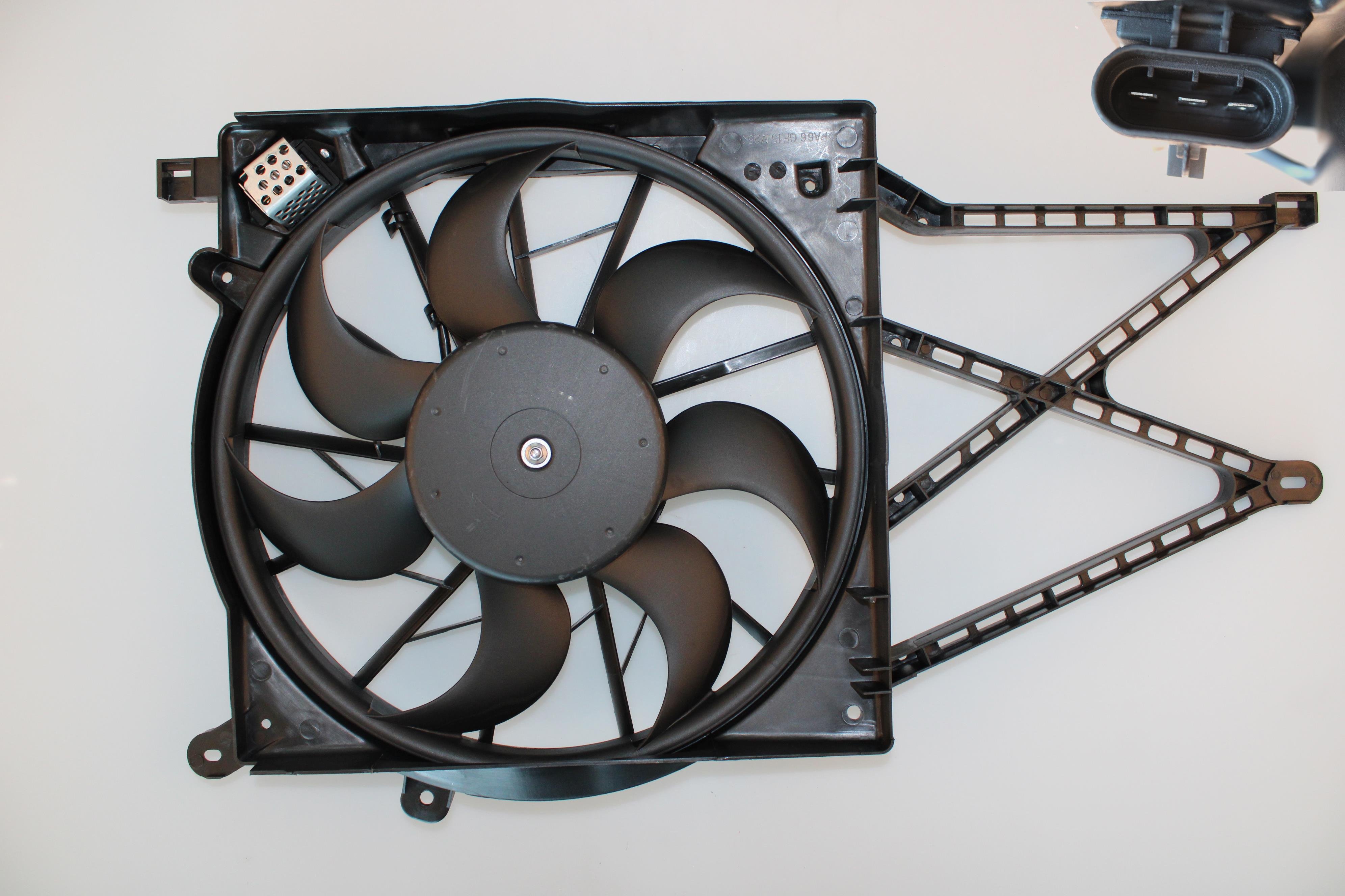 FAN MOTORU DAVLUMBAZLI ASTRA G 98> 1.7 TD MT ZAFIRA A 99> Y20DTH 369MM (REZİSTANSLI ve KABLOLU)