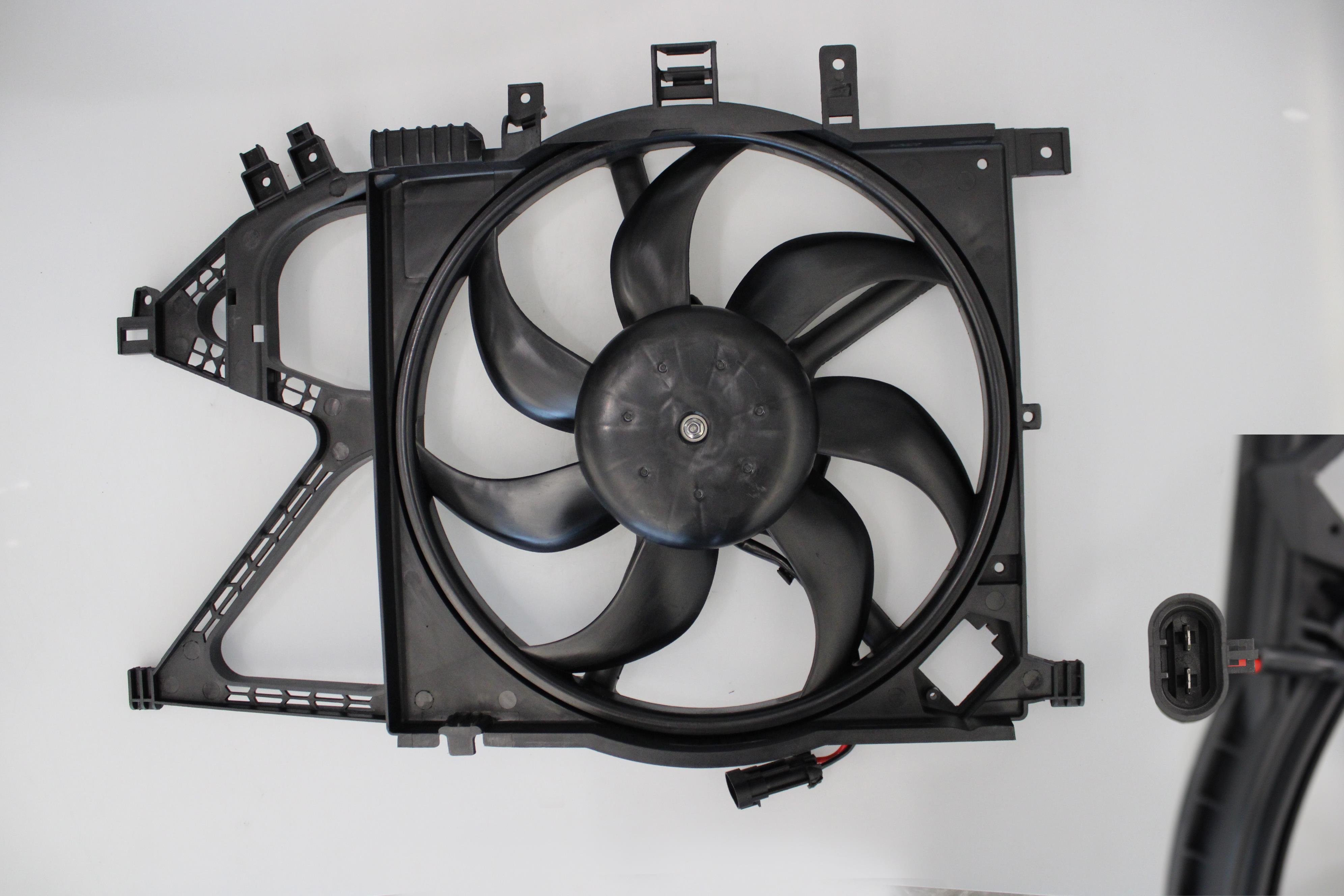 FAN MOTORU DAVLUMBAZLI CORSA C 00> 1.0 12V 1.2 16V 1.6 COMBO 00> 368MM (KABLOLU)