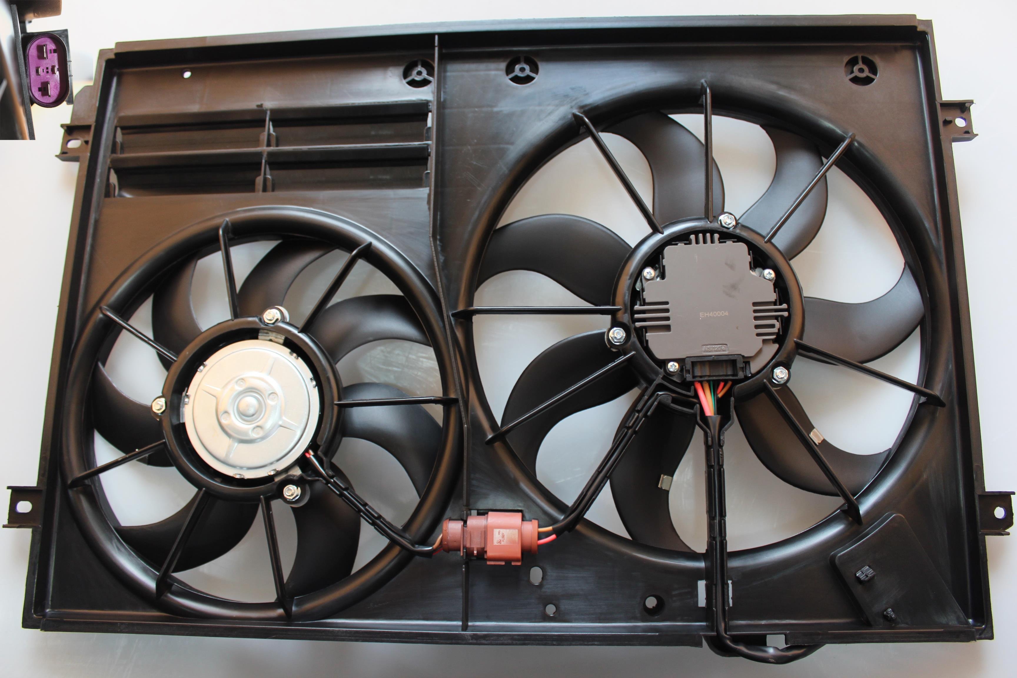 FAN MOTORU DAVLUMBAZLI KOMPLE GOLF V GOLF VI JETTA PASSAT CADDY A3 LEON CAYC CAYD CBZA CBZB 1.2 TSİ 1.6 TDİ (KONTROL ÜNİTELİ ve KABLOLU)