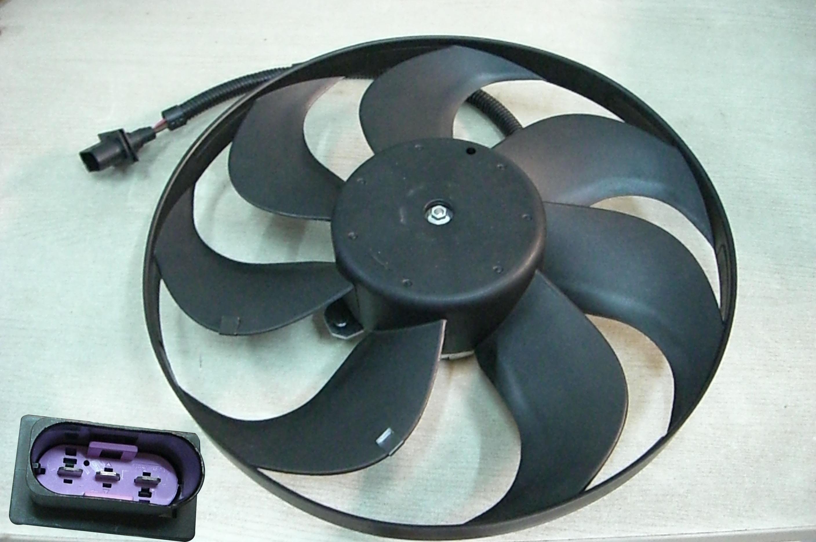 FAN MOTORU POLO CORDOBA FABİA AMF AHW 1.4 16V 1.4 TDİ 390MM (REZİSTANSLI ve KABLOLU)