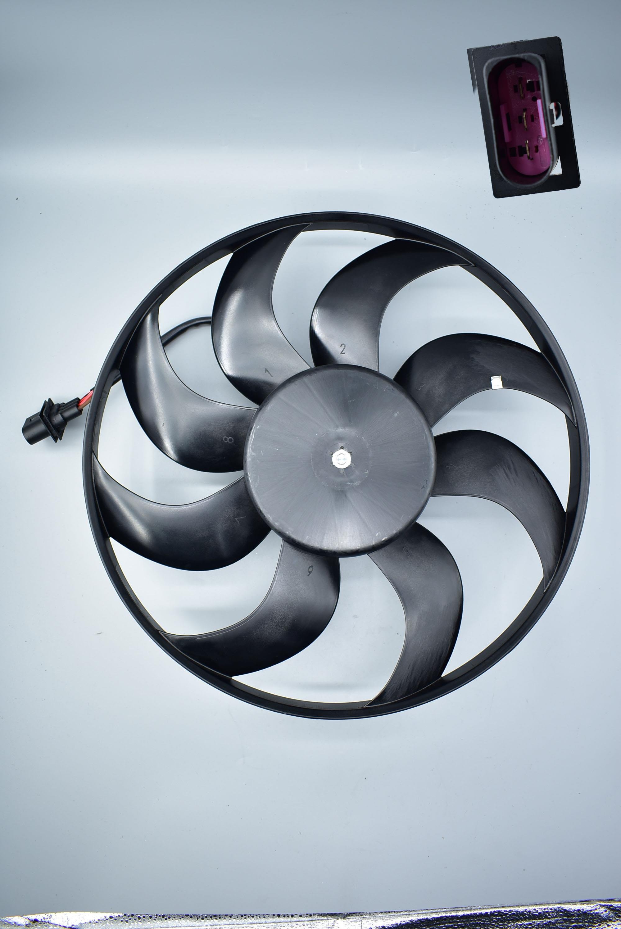 FAN MOTORU POLO CORDOBA İBİZA FABİA BBY BKY BBZ BNV BNM 1.4 16V 1.4 TDİ 390MM (REZİSTANSLI ve KABLOLU)