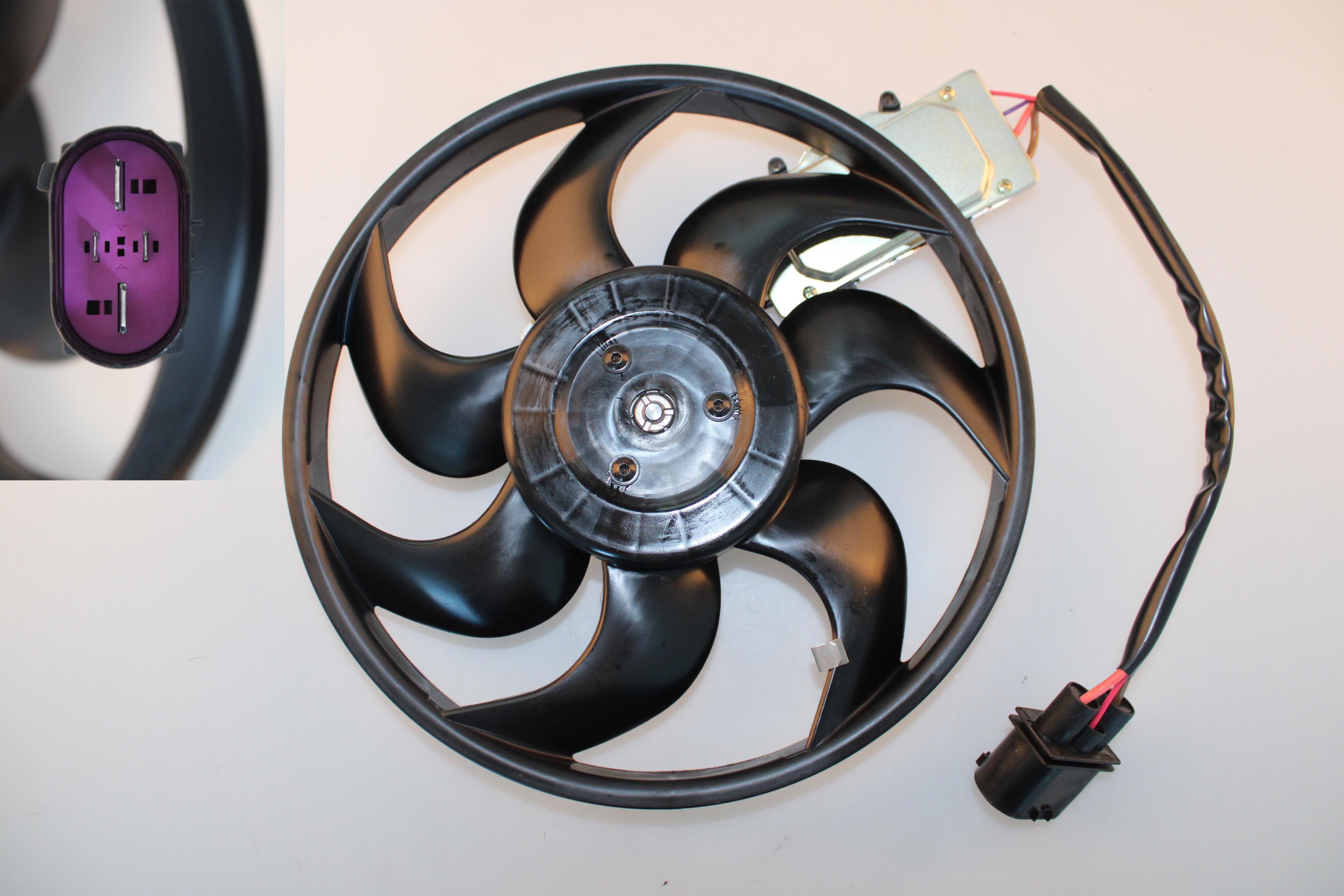 FAN MOTORU SOL TOUAREG Q7 CAYENNE BKS BUN BUG CASA CJGD CLZB 2.5 TDİ 3.0 TDİ (KONTROL ÜNİTELİ ve KABLOLU)