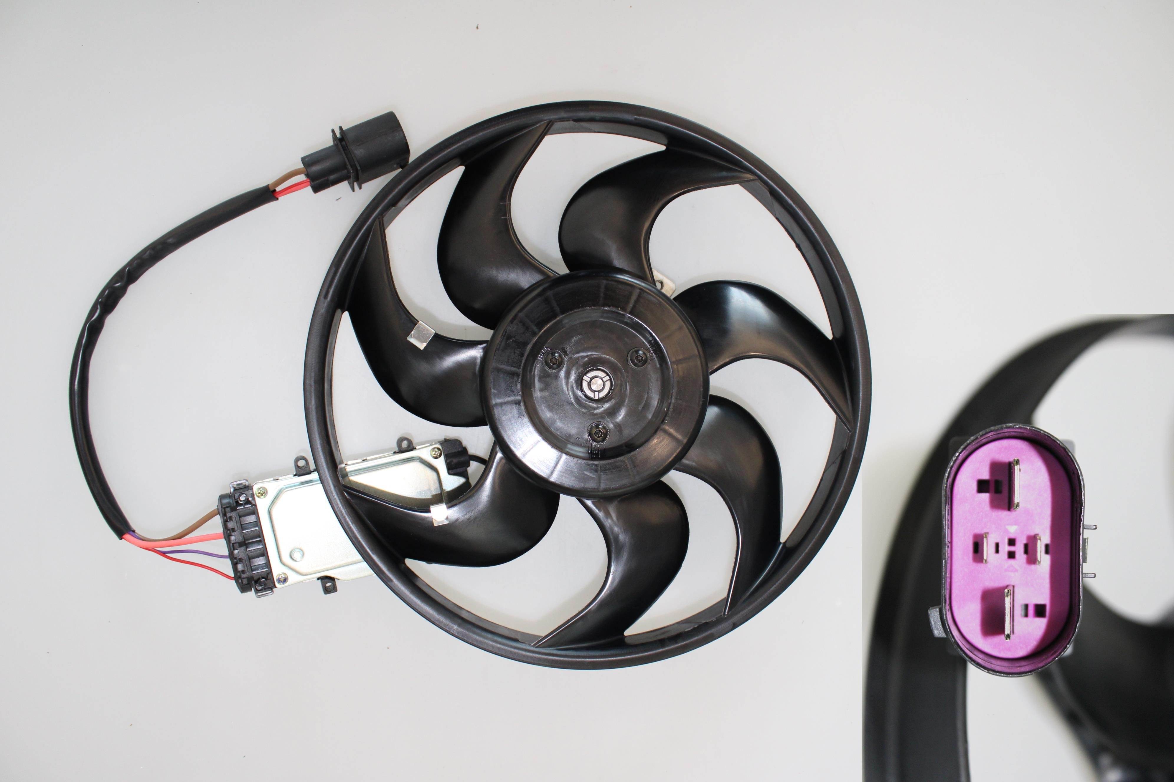 FAN MOTORU SOL TOUAREG Q7 CAYENNE BKS BUN BUG CASA CJGD CLZB 2.5 TDİ 3.0 TDİ (KONTROL ÜNİTELİ ve KABLOLU)