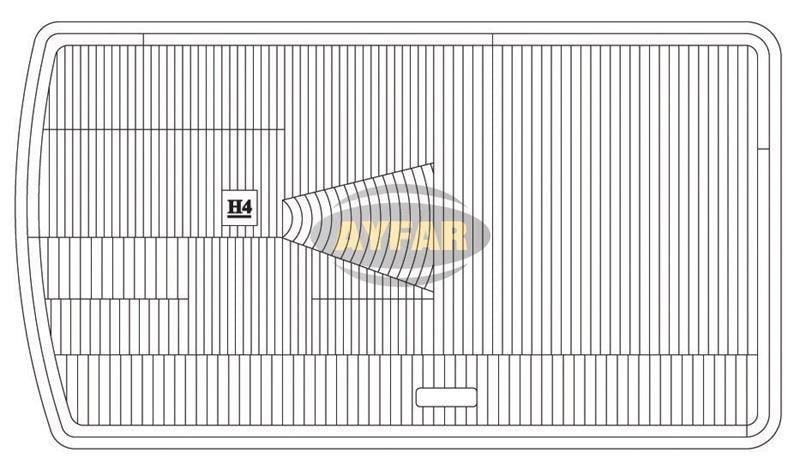 FAR CAMI SAĞ MERCEDES 200-300 W 123 1979-1982