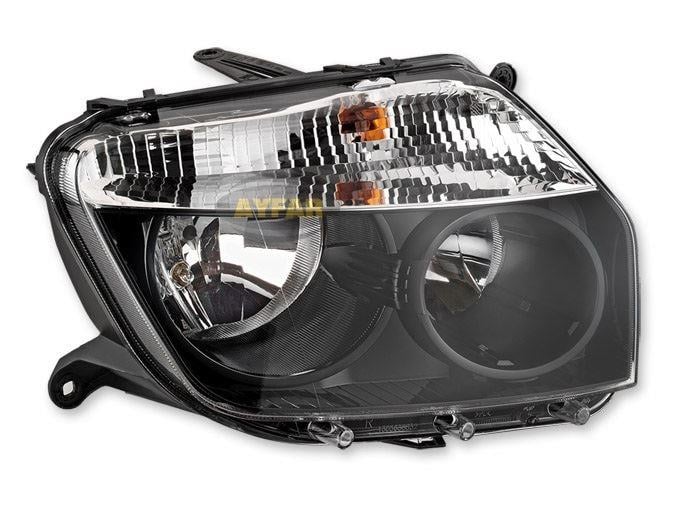 FAR KOMPLE SAĞ MANUEL DACIA DUSTER 2010→2013 SİYAH ÇERÇEVELİ