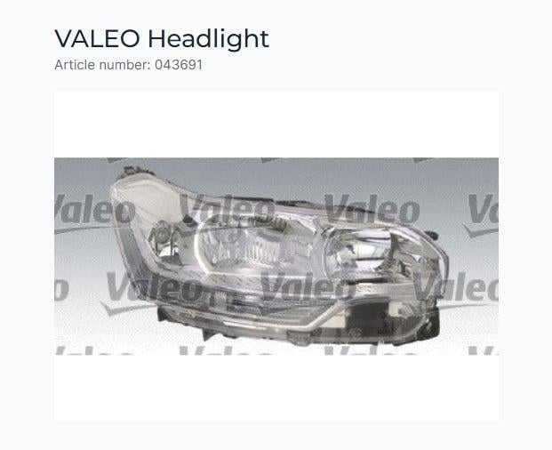 FAR SOL CITROEN C5 FBL+DRL 08>