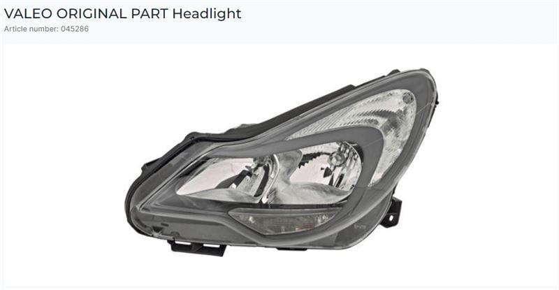 FAR SOL OPEL/VAUXHALL CORSA D 2011/04