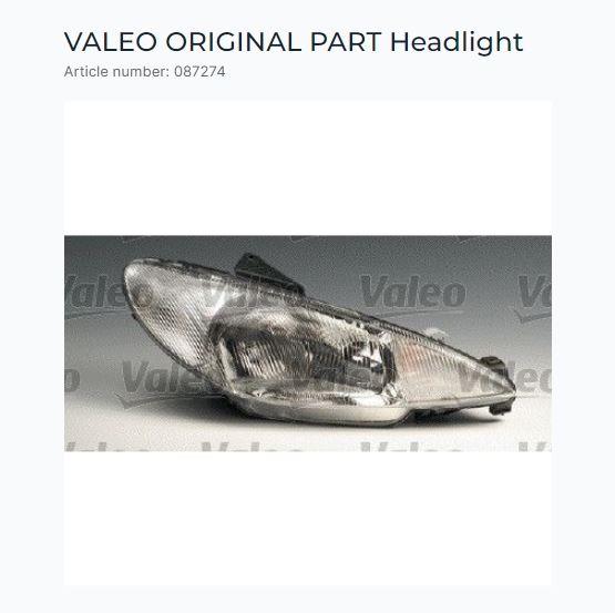 FAR+SİNYAL E H4 SAĞ PEUGEOT 206 9/98-06/03