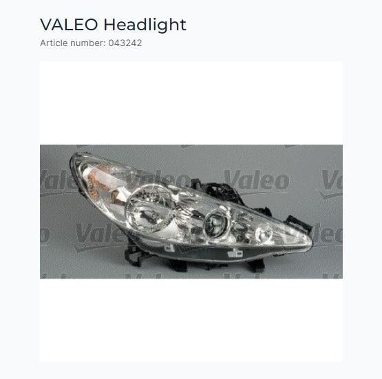 FAR+SİNYAL E+ SOL H7+H7+H1 FBL PEUGEOT 207 04/06>