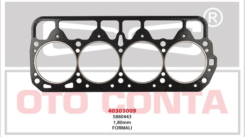 FİAT MURAT 1600 SİLİNDİR KAPAK CONTASI 1.80MM FORMALI 131 A1.000