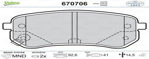 FREN BALATASI ARKA İ10 1.0 1.1 1.2 08>11 PICANTO 1.0 1.1 08>