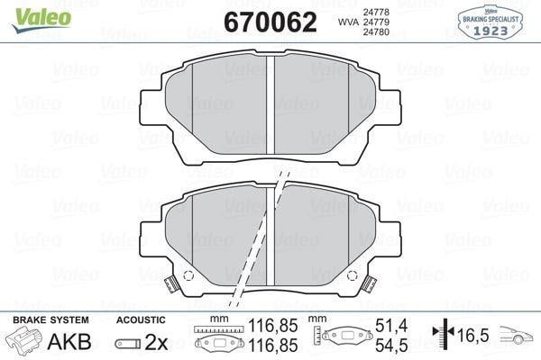 FREN BALATASI ÖN YARIS 1.0 1.3 99>05-IQ 1.0 1.3 1.4D 08>