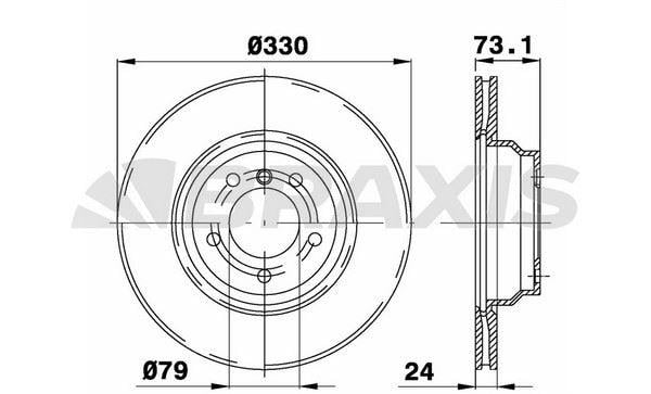 FREN DISKI ON HAVALI BMW E81 E82 E87 E88 E90 E91 E92 E93  X1 E84