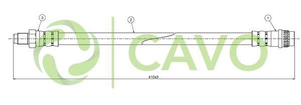 FREN HORTUMU ARKA BMW X3 E83