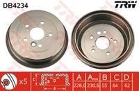 FREN KAMPANASI ARKA 2000-2005 TOYOTA: RAV 4 I A1, RAV 4 I CABRİO A1, RAV 4 II A2
