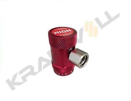 GAZ BASMA VANASI (HP QUICK COUPLER) YUKSEK BASINC R1234yf  M14x1,5 ACME x M1/4 SAE