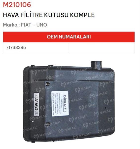 HAVA FILTRE KUTUSU KOMPLE UNO