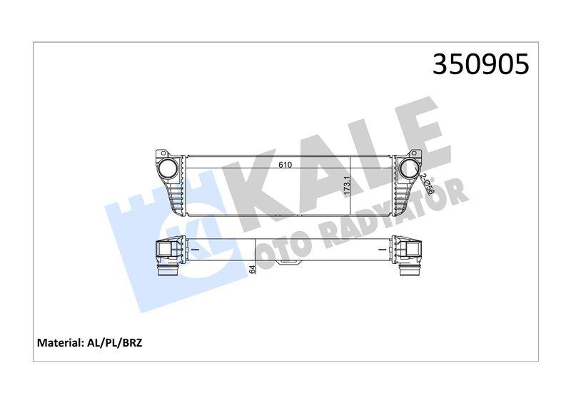 INTERCOOLER TURBO RADYATÖRÜ MERCEDES VIANO VITO VITO MIXTO