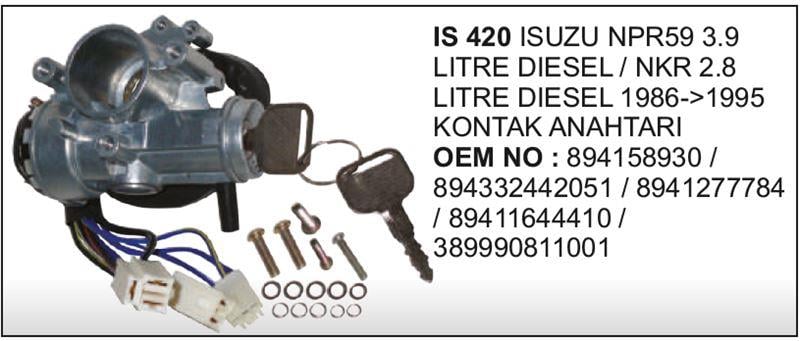ISUZU MARS KONTAK ANAHTARI NPR NKR 86-95