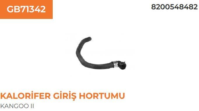 KALORİFER GİRİŞ HORTUMU RENAULT KANGOO II 1,5 DCI 