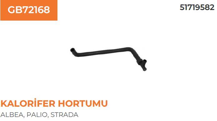 KALORİFER HORTUMU FIAT PALIO-ALBEA 1,3 JTD 5171958