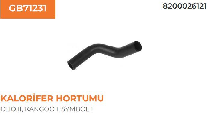 KALORİFER HORTUMU KANGOO 1.5 DCI 03>07