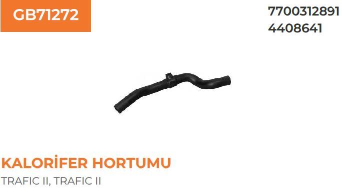 KALORİFER HORTUMU RENAULT TRAFIC II-VIVARO 1,9 DCI