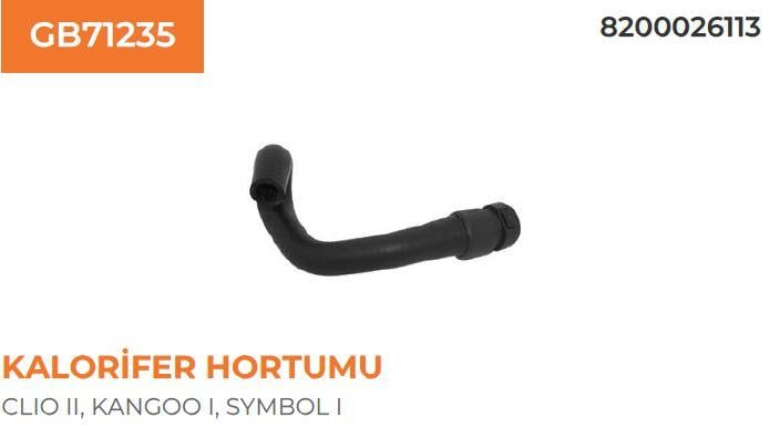 KALORİFER HORTUMU(R.KANGOO 1,5 D)