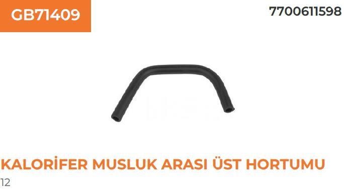 KALORİFER MUSLUK ARASI ÜST RENAULT RENAULT 12 7700