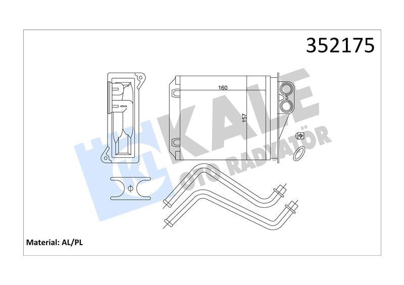 KALORİFER SPRINTER W906 06> 0038359001 A0038359001