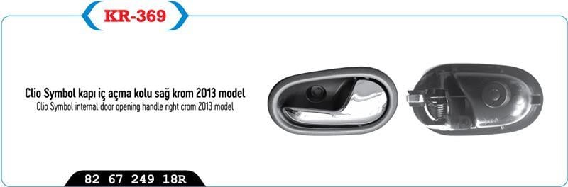 KAPI AÇMA KOLU IÇ SAĞ KROM SYMBOL 13>